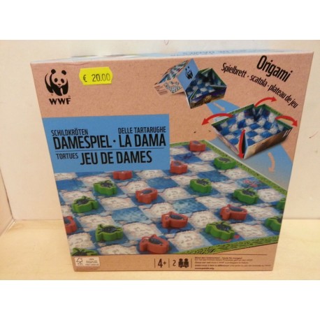 Gioco della Dama Tartarughe WWF Vintage