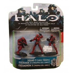 Halo Collection Halo Wars Squad 3 UNSC Troops McFarlane 1:32