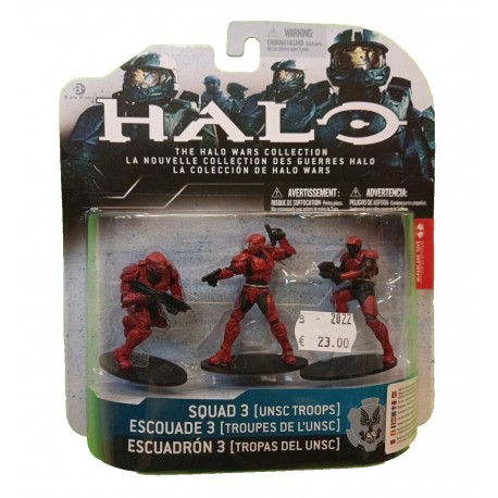 Halo Collection Halo Wars Squad 3 UNSC Troops McFarlane 1:32