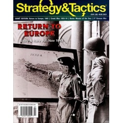 Strategy & Tactics -341 Return to Europe: Sicily & Italy WW2  Historical Game