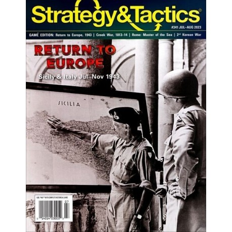 Strategy & Tactics -341 Return to Europe: Sicily & Italy WW2  Historical Game