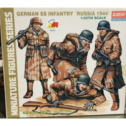 German Infantry SS 1944 Russia 1/35 Plastic Military Figures Soldatini Academy