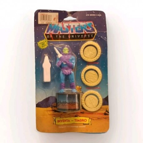 Masters Of The Universe - Skeletor Inventa Timbro - Gadget Vintage 1986 MOTU