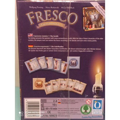 Fresco Espansion Module 7 Gioco da Tavolo in Inglese/Tedesco Queen Games