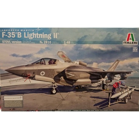 F-35 B Lightning II STOVL Version - 1/48 N.2810 Italeri Plastic Model Kit