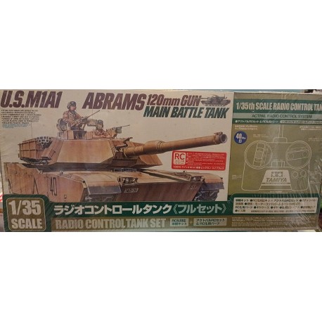 US M1 A1 Abrams 120 mm Gun Tank Plastic model Kit 1/35 Tamiya RC Model