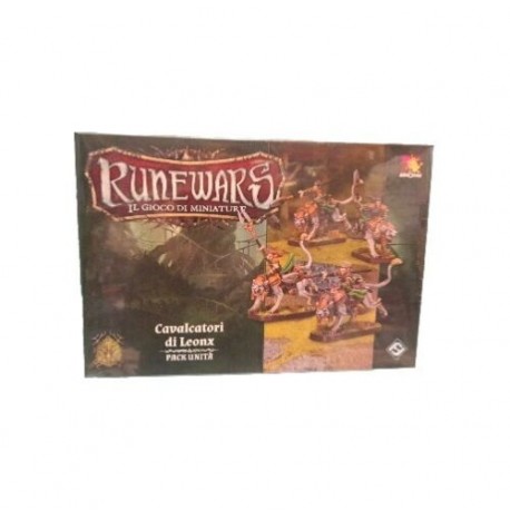 RUNEWARS: Cavalieri Wlfi di Leonx - Miniature  Esp. ita (no Heroquest )