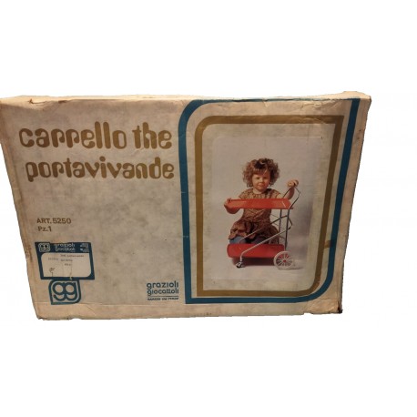 Carrello Portavivande - Grazioli Giocattoli - Vintage da collezione '80.