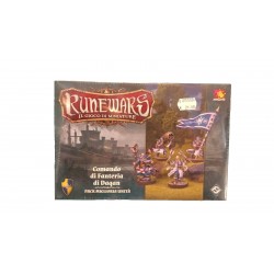 RUNEWARS: Comando di Fanteria Daqan -Miniature  Esp. ita (no Heroquest ) Asmodee