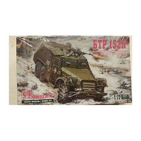 BTR 152K Plastic Model Kit 1/72 Omega 