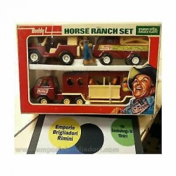 Buddy - Horse Rance Set - Sturdy Steel Durable Plastic - 28 cm.- Vintage old mod