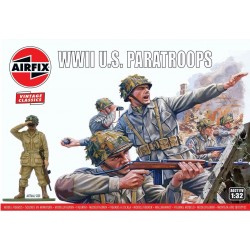 WWII US Paratroops Scala 1/32 Soldatini Soldiers Airfix