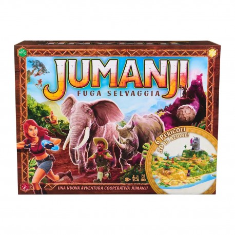 Jumanji Fuga Selvaggia - Spinmaster Italia - edizione in italiano Gioco