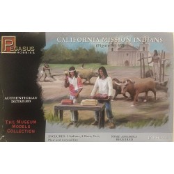 California Mission Indians set-2 Soldatini 1/48 Plastic fig. Pegasus