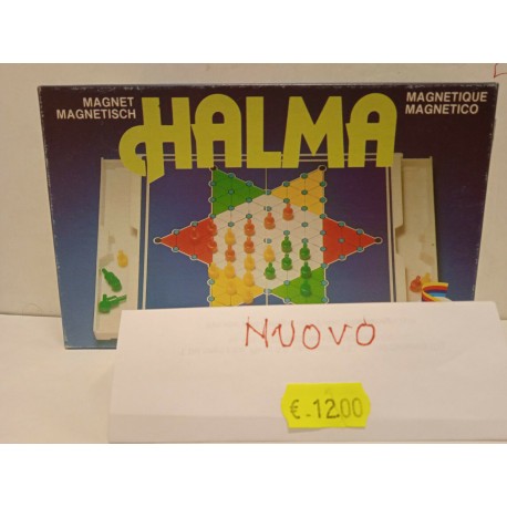 Halma Magnetique Gioco da Tavolo in Italiano Schmidt Vintage