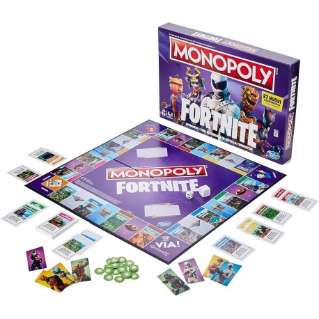 Monopoly Fortnite 2a Stagione  - Gioco in italiano Hasbro