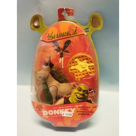 Shrek 2 - Hasbro - Donkey Ciuchino - Action Figure completo e sigillato