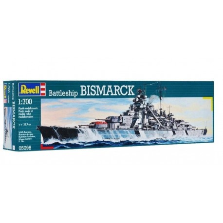 Battleship Bismarck WWII Plastic model Kit by Revell 1:700 cod.05098