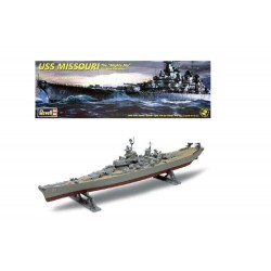 USS Missouri WWII Plastic model Kit by Revell 1:535 cod.85-0301