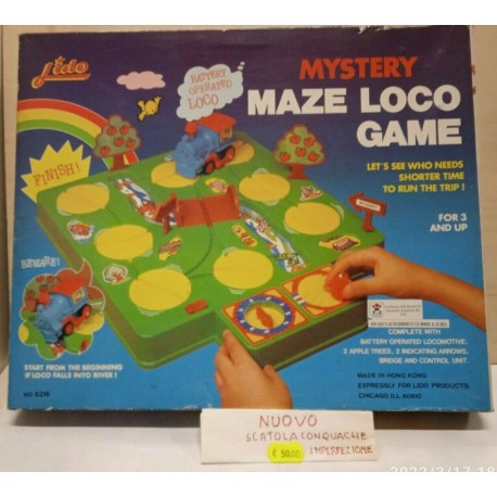 Maze Loco Game  Gioco da Tavolo Elettrico Lido Vintage