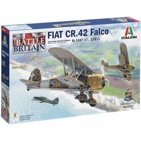 Fiat CR.42 Falco Battle of Britain Plastic Model Kit Italeri 1/72 art.1437