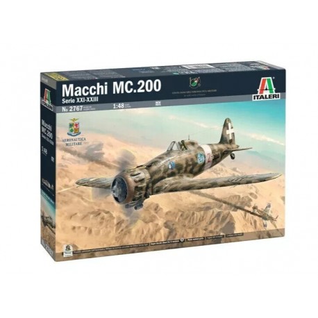 Macchi MC200 WWII 1:48 N2767 Italeri Plastic Model Kit