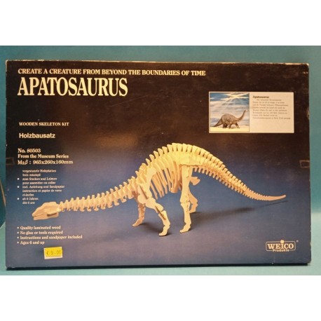 Apatosaurus Dinosauro  Wooden Skeleton Kit N 80503 Weiko Produkte