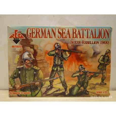 German Sea Battalion  Boxer Rebellion 1900 48 Soldiers  1/72 Cod RB72023 Red Box