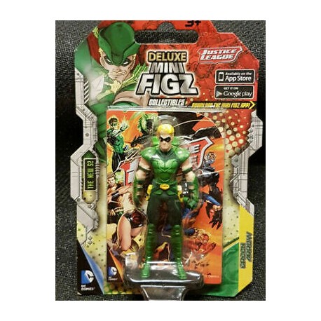 Green Arrow DC Justice Deluxe Mini Figz 8 cm. DC Comics League Collectable