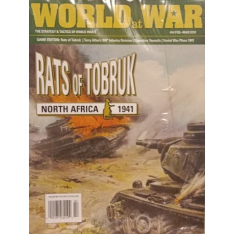 World at War -64 Rats of Tobruk NA 1941 Wargame DECISION GAMES