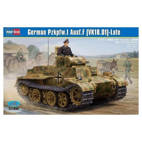 Panzer I Ausf.F Late Germany WWII - Tank - Plastic Model Kit 1:35 Hobby Boss