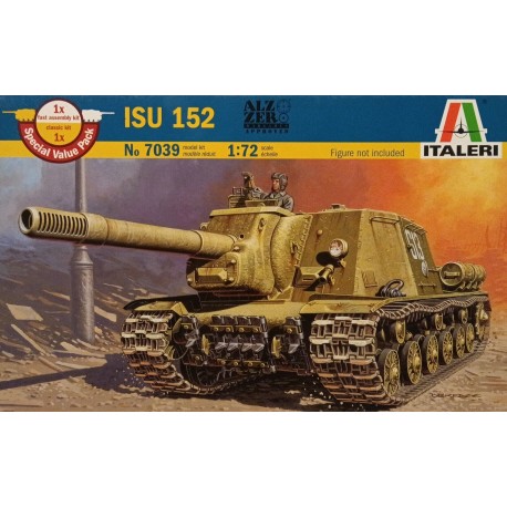 Russian ISU152 WII Plastic Kit 1/72 Italeri cod.7039