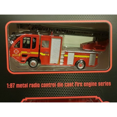 Metal Radiol Control Fire Engine 1/87 Veicoli VVFF Vigili del Fuoco Autoscala B