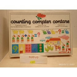 Counting Compter Contare Gioco da Tavolo Nathan Vintage