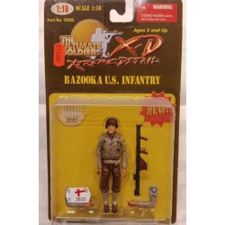 US Infantry Bazooka Xtreme Detail The Ultimate Soldier WWII 10 cm. 1/18