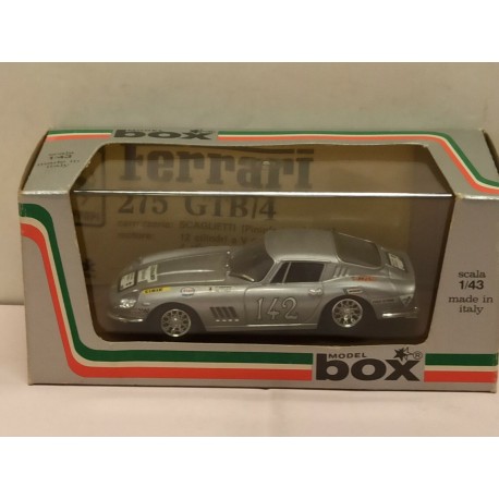 Ferrari 275 GTB 4 Tour de France 69 Die Cast Model 1/43 8442 Model Box