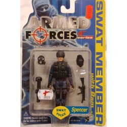 Armed Forces SWAT Member With RAM - INTOIZ Military action figure 10 cm. 1/18