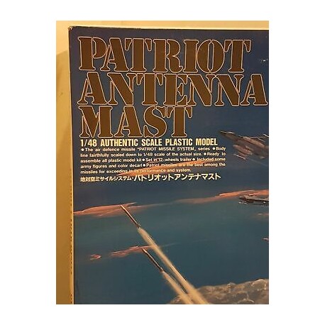  Patriot Antenna  Mast Desert Storm Plastic Model Kit Scala 1:48 ARII N°A684