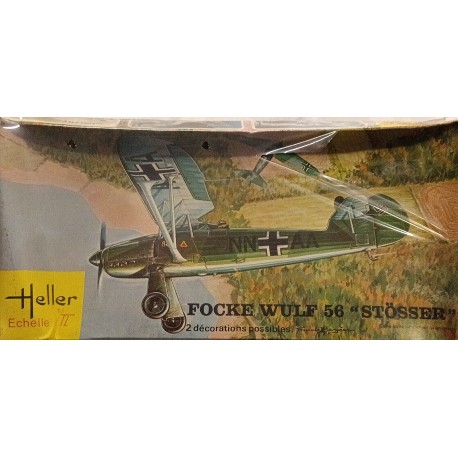 Focke Wulf 56 Stosser - Germany WW2 - Heller - plastic model kit 1/72 Cod.151