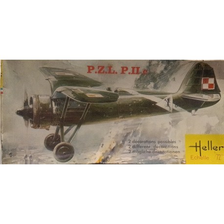 PZL P IIc - Poland WW2 - Heller - plastic model kit 1/72 Cod.161