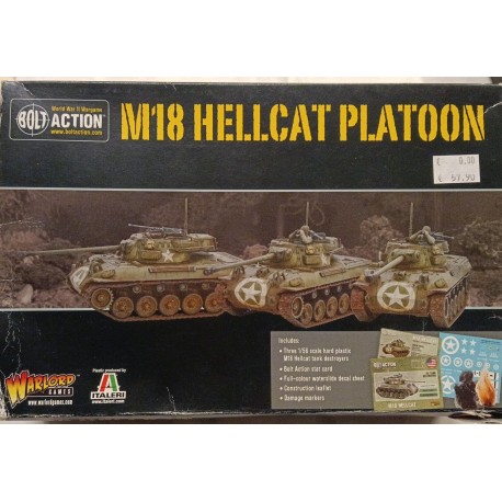 Bolt Action - M18 Hellcat Platoon - 3 US Tanks (Model Kit) 1/56 Wargame