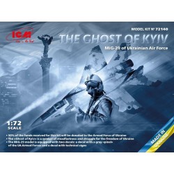 Mig 29 Ukranian The Ghost of Kiev Scala 1/72 Plastic Model Kit 72140 ICM