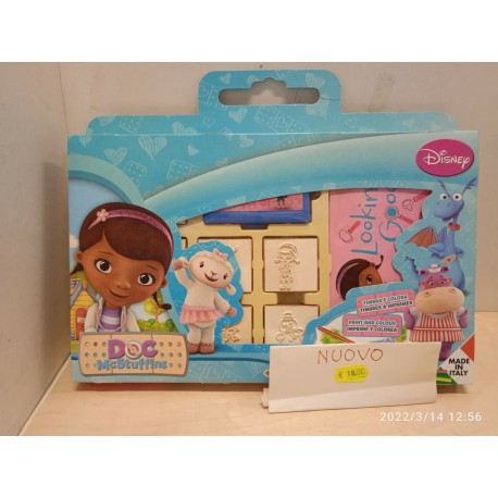 Timbrini Doc McStuffins  Disney 7 Timbrini  da colorare Multiprint Vintage