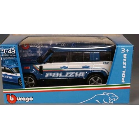 Polizia di Stato Auto 2024 Land Rover Auto Metal 1:43  Burago BBurago