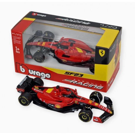 Ferrari F1 SF-23 -16 Leclerc Monza  - Auto Metal 1:43 Burago BBurago