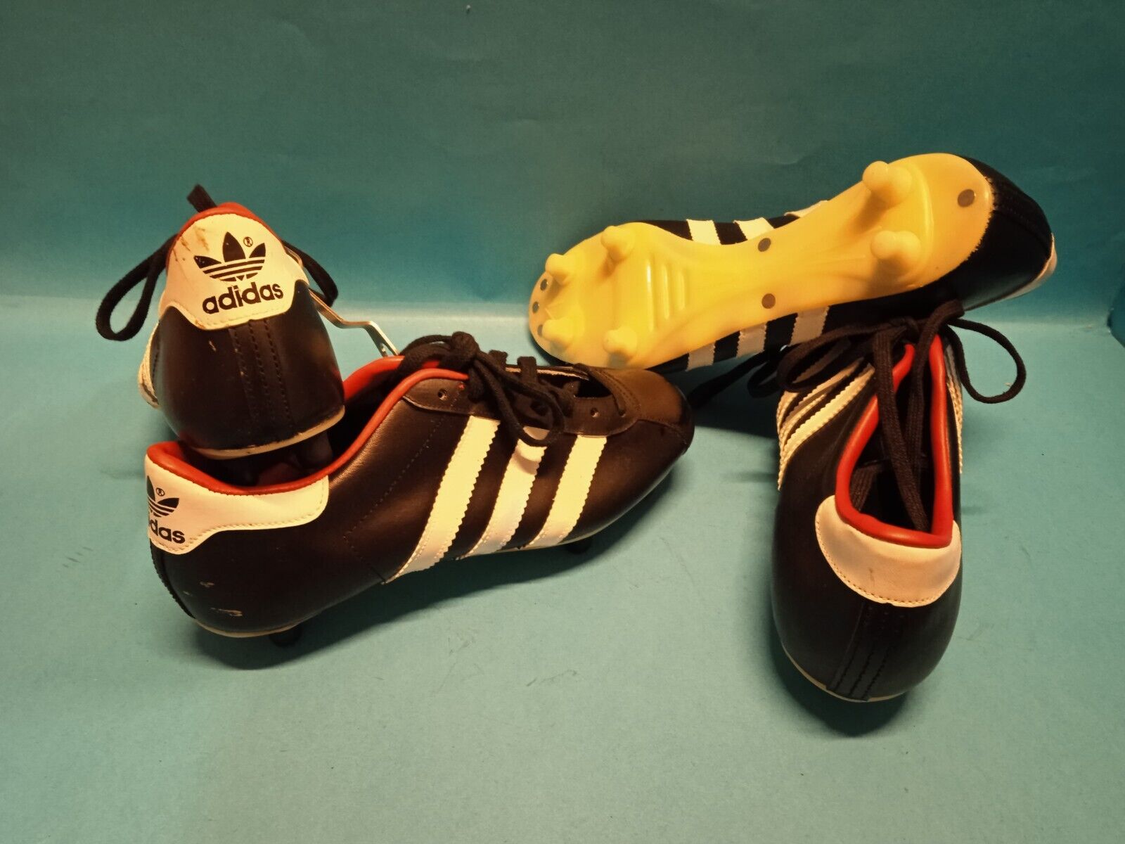 Scarpe da Calcio pelle Adidas Valencia n 6e 1 2 Esposizione Collezione Vintage Emporio Brigliadori