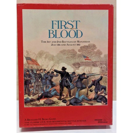 First Blood  ACW Richard Berg RBS Historical Wargame - edizione inglese