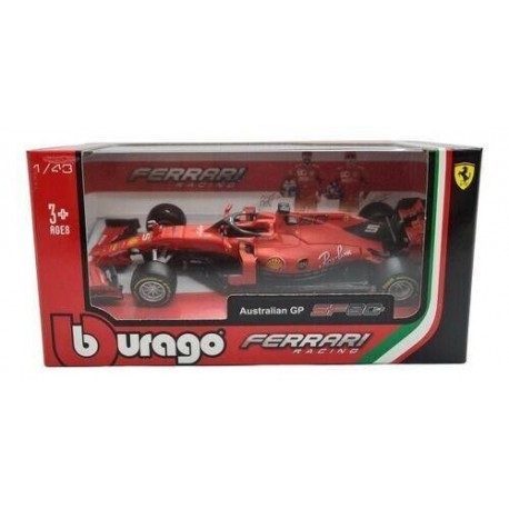 Ferrari F1 SF90 Australian GP -5 - Auto Metal 1:43 Burago BBurago