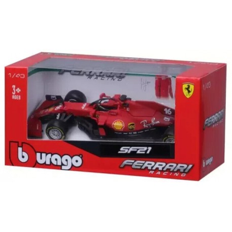 Ferrari F1 SF-21 -16 - Auto Metal 1:43 Burago BBurago