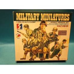 Military Miniature US Army Assault infantry set scala 1/35 Mantua Model